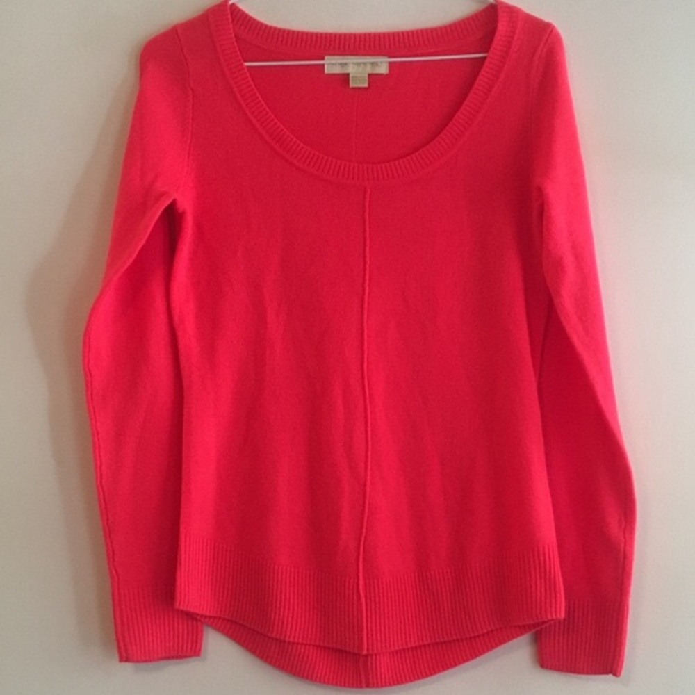 ‼️NWT neon coral pink sweater‼️